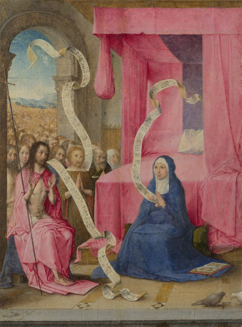 Apparition of Christ to the Virgin - Juan de Flandes
