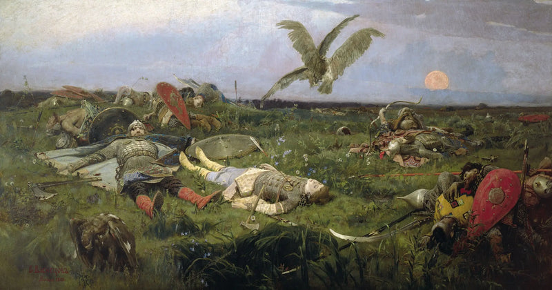 After the Battle of Prince Igor - Viktor Vasnetsov