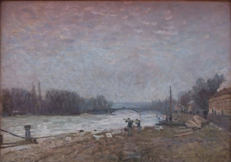 After the Debacle, the Seine at the Suresnes Bridge - Alfred Sisley