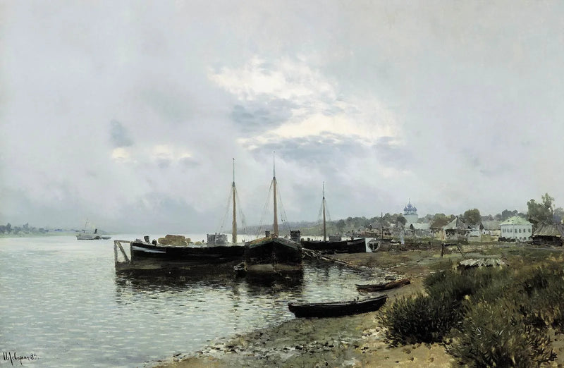 After the rain. Plios - Isaac Levitan