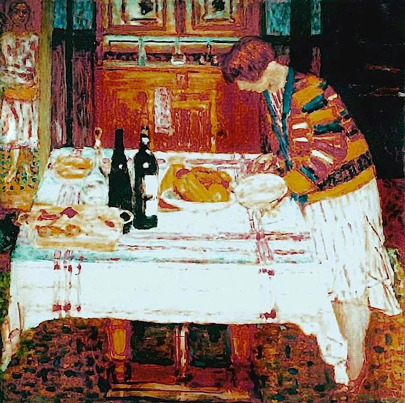 Après le repas - Pierre Bonnard image 1 tableau peint à l’huile sur toile