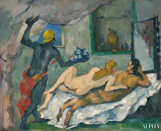 Après-midi à Naples - Paul Cézanne - Reproductions de tableaux et peintures haut de gamme