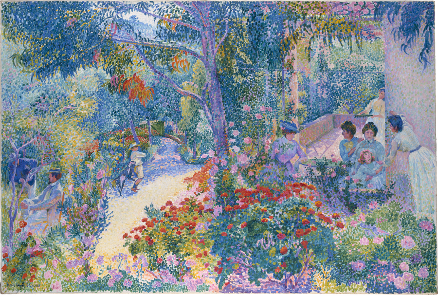 Afternoon in the Garden - Henri-Edmond Cross