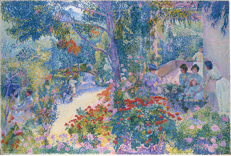 Afternoon in the Garden - Henri-Edmond Cross