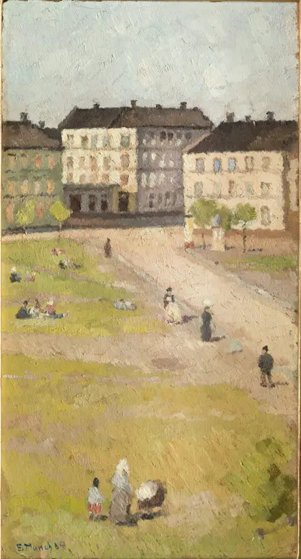 Afternoon on Olaf Rye Square - Edvard Munch