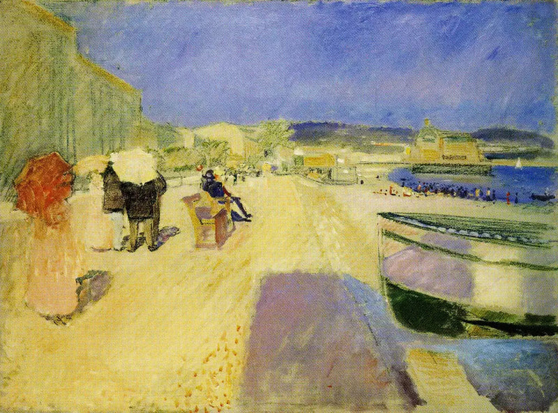 Afternoon on the Promenade des Anglais - Edvard Munch