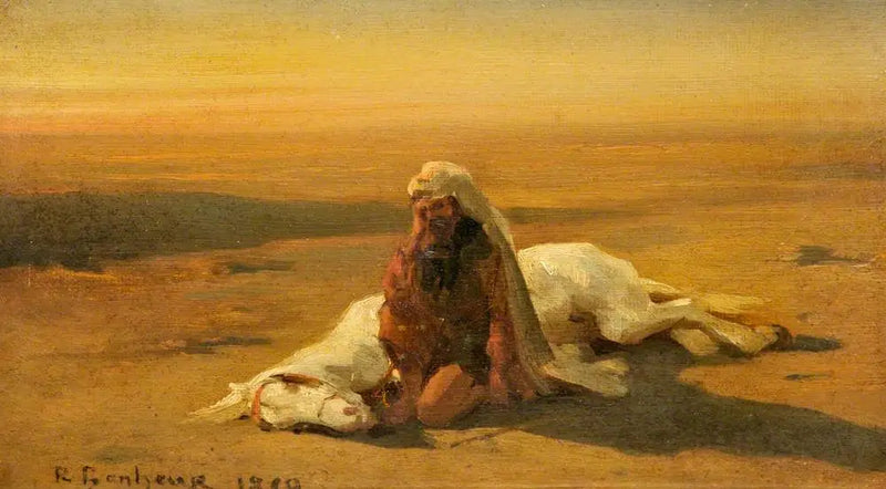 Arab and a dead horse - Rosa Bonheur