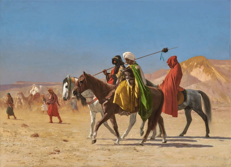 Arabs Crossing the Desert - Jean-Léon Gérôme
