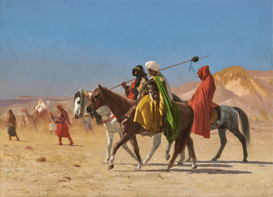Arabs Crossing the Desert - Jean-Léon Gérôme