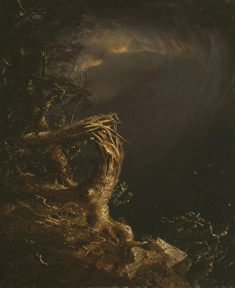 Lightning-struck Tree - Jasper Francis Cropsey