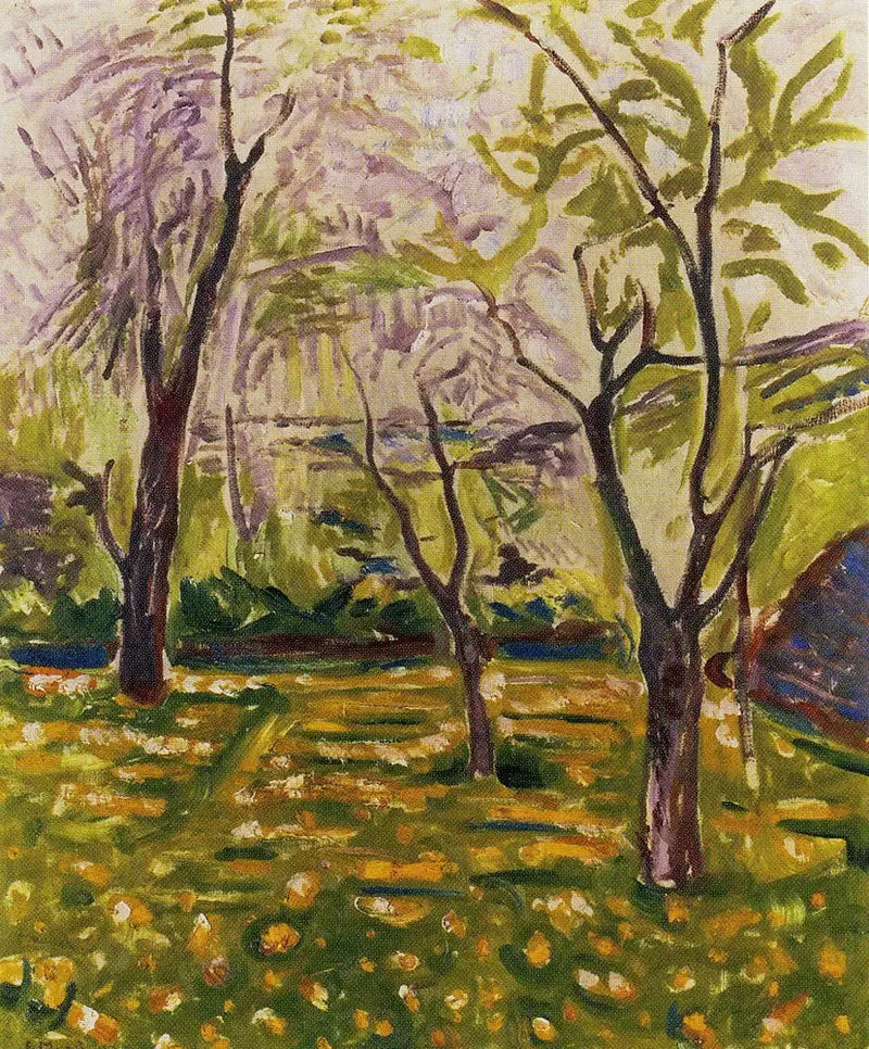 Trees and Buttercups - Edvard Munch