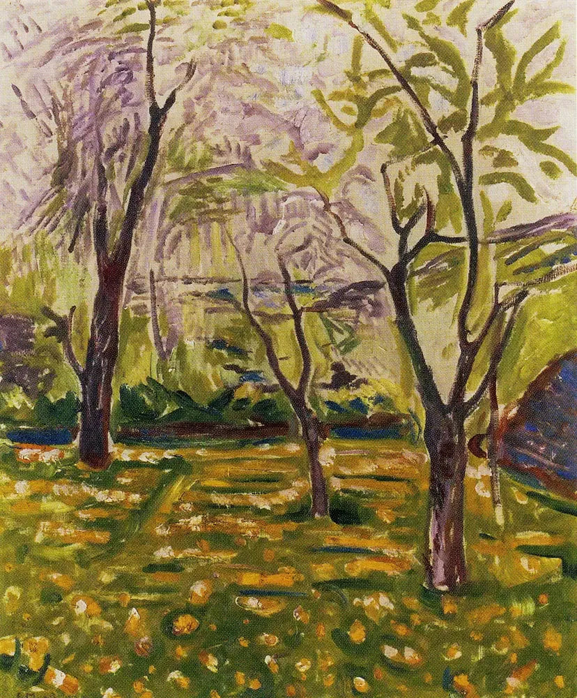 Trees and Buttercups - Edvard Munch
