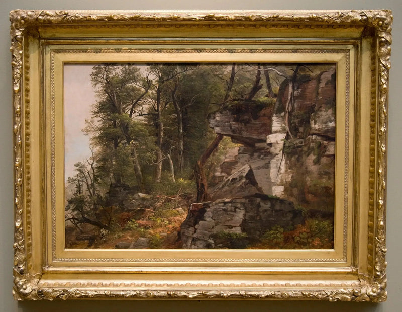 Trees on a Rocky Hill - Asher Brown Durand
