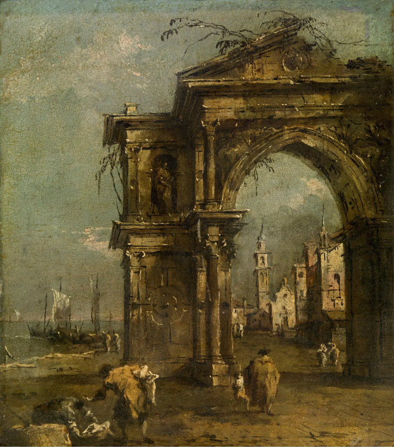 Arc de Triomphe in Venice - Francesco Guardi