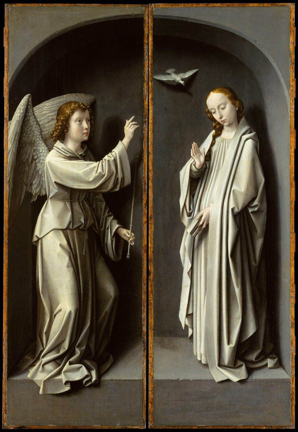 Archange Gabriel; La Vierge Annonciatrice - Gérard David - Alpha Reproduction