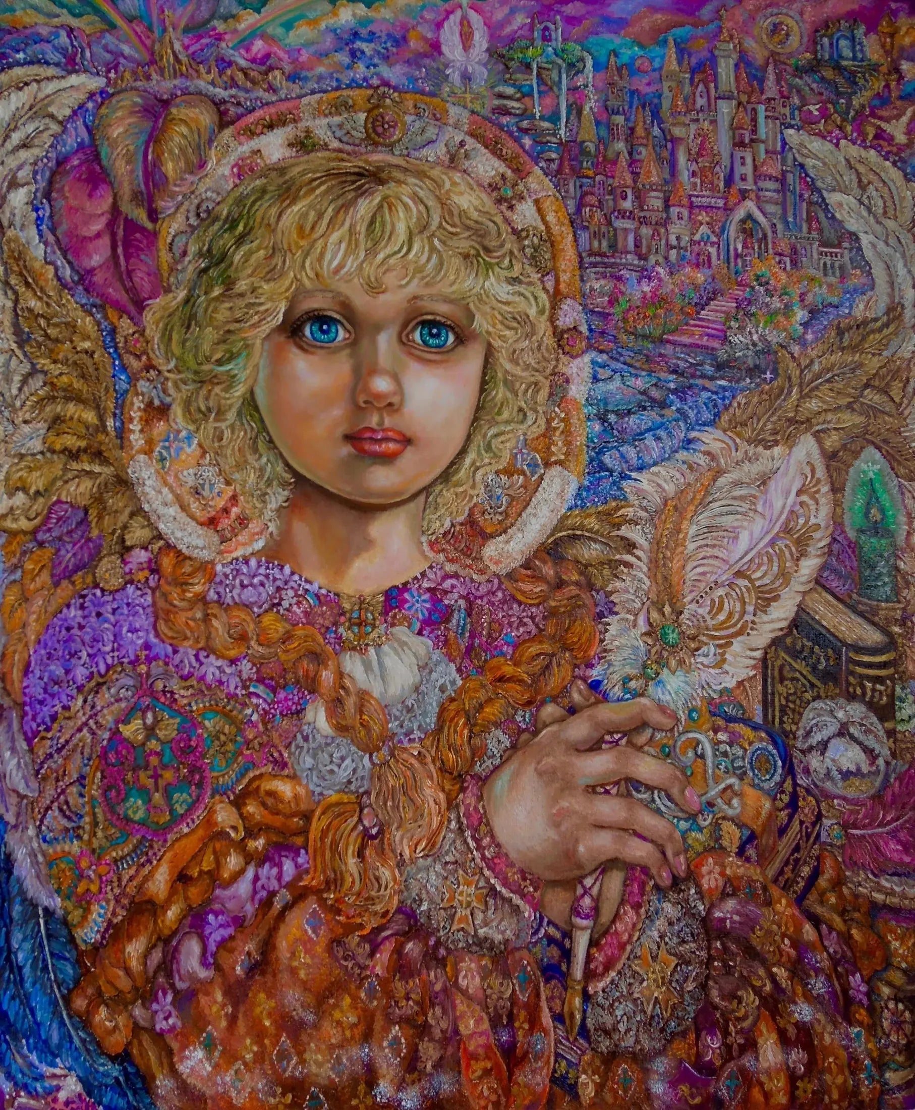 Archangel Uriel - Yumi Sugai image 1 reproduction d’œuvre d’art à l’huile