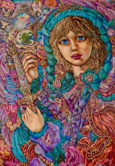 Archangel Uriel - Yumi Sugai Reproductions de tableaux à la peinture à l’huile