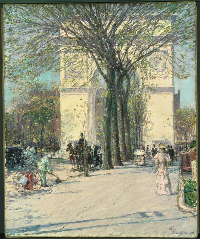 Washington Arch, Spring - Childe Hassam