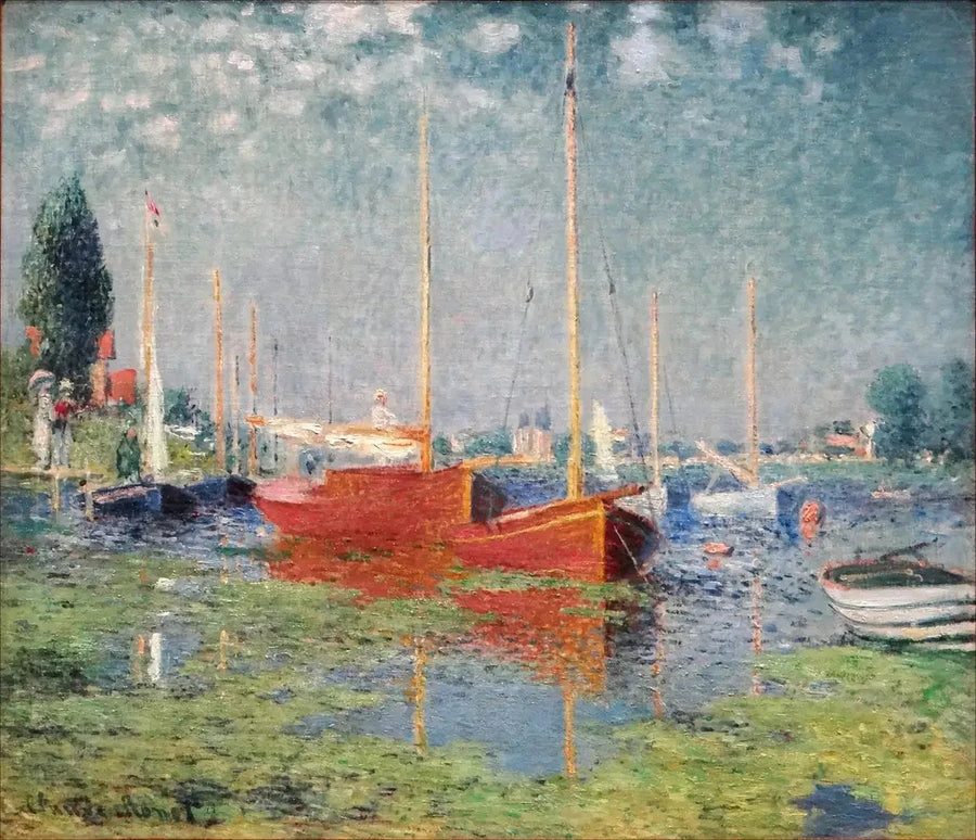 The Red Boats, Argenteuil - Claude Monet