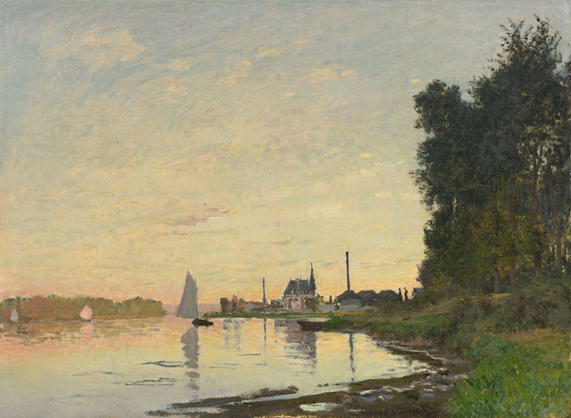 Argenteuil, late afternoon W224 - Claude Monet