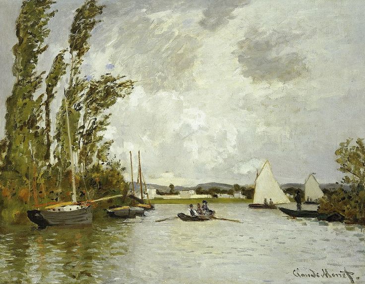 Reproduction du tableau « Argenteuil vu depuis la petite branche de la Seine - Claude Monet » par Alpha Reproduction en peinture à l’huile