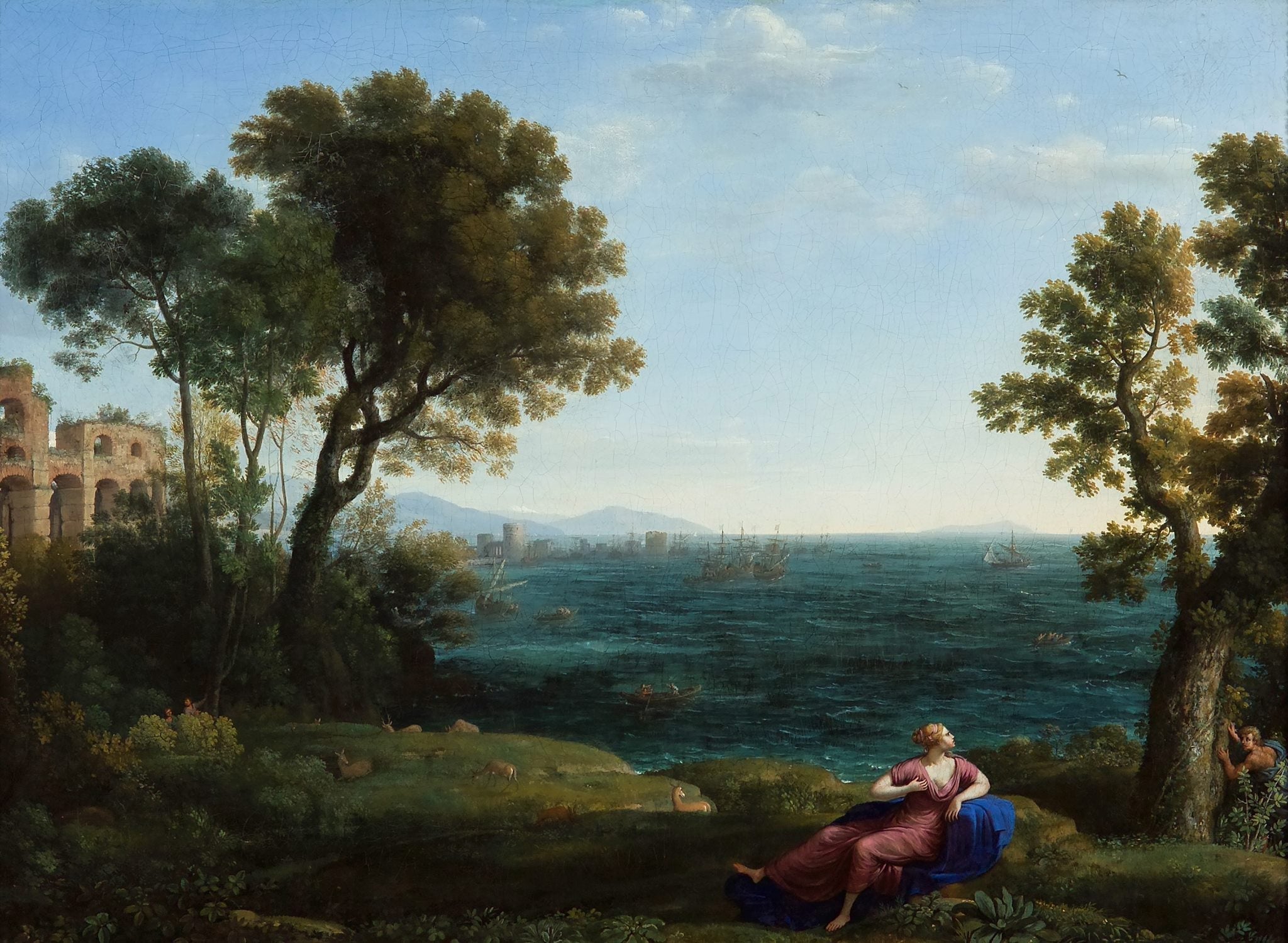 Ariane and Bacchus at Naxos - Claude Lorrain