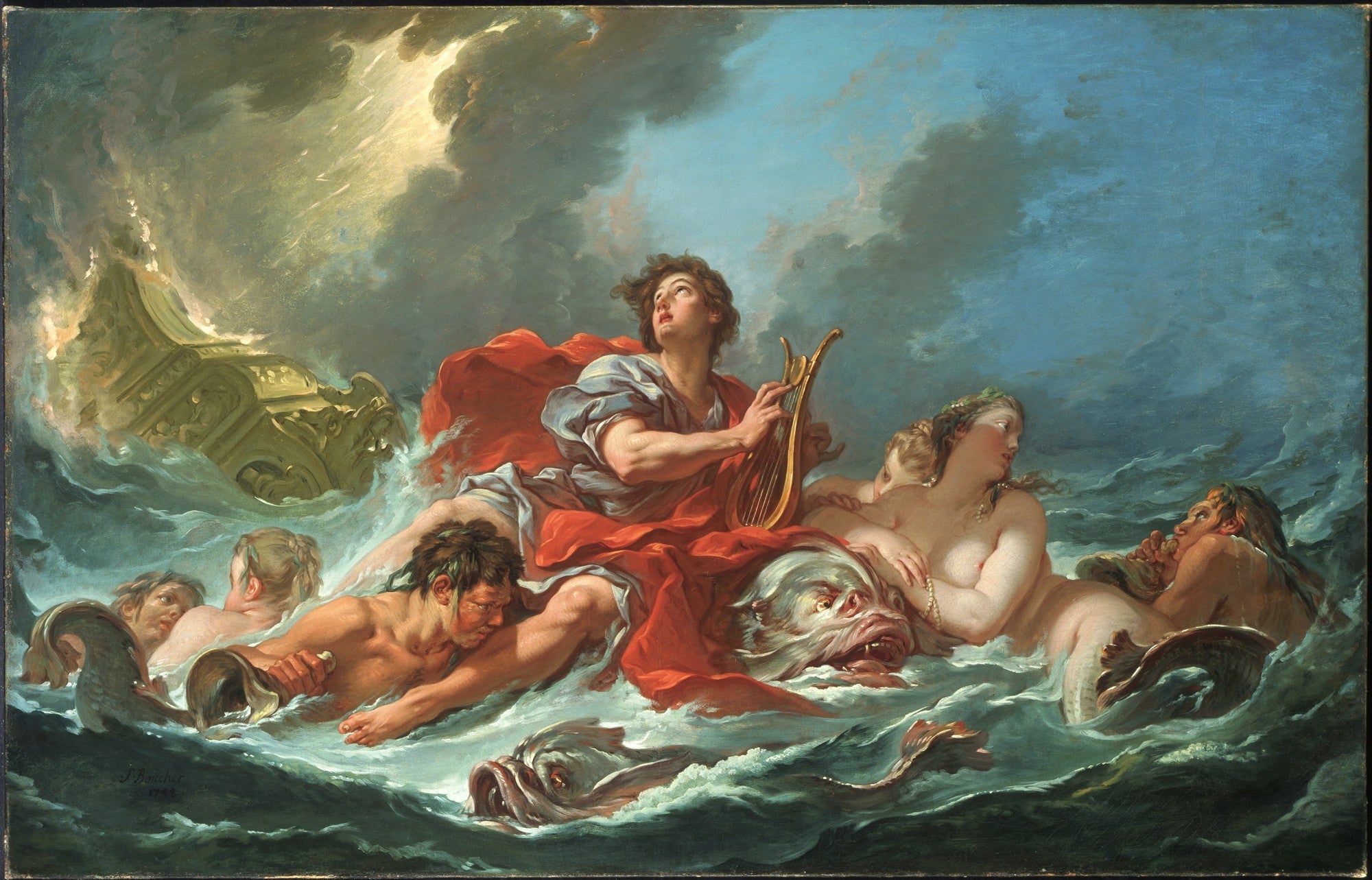 Arion on the Dolphin - François Boucher
