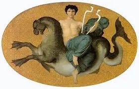 Arion on a Sea Monster - Bouguereau
