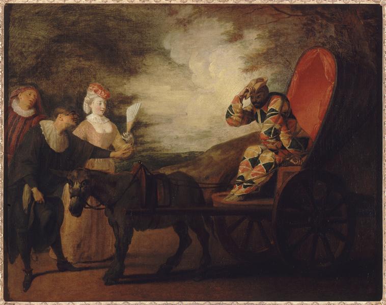 Harlequin Emperor in the Moon - Antoine Watteau