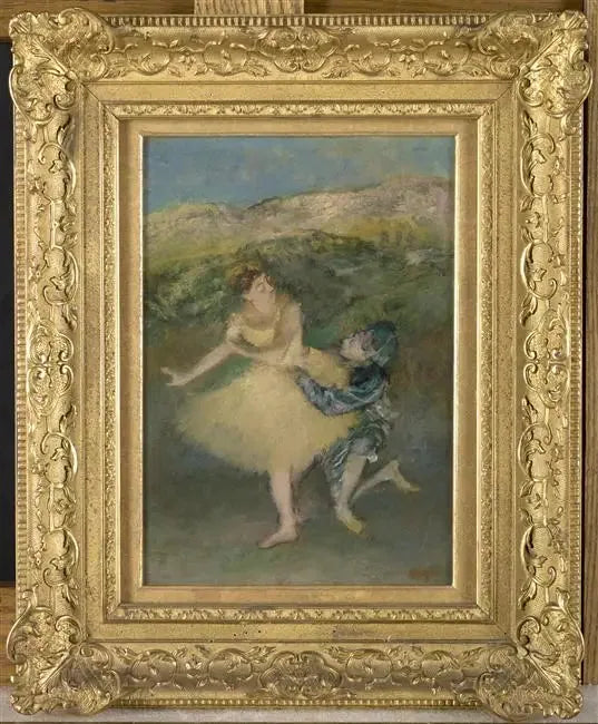Harlequin and Columbine - Edgar Degas