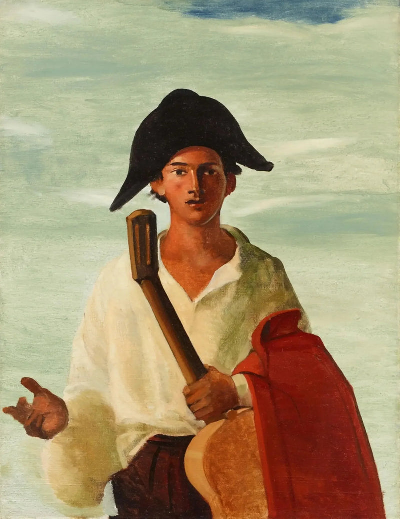 Harlequin holding a guitar - André Derain