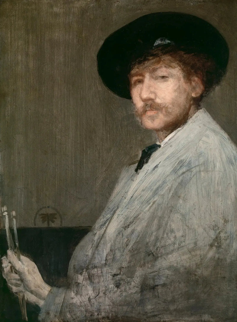 Arrangement in Grey: Portrait of the Painter - James Abbott McNeill Whistler