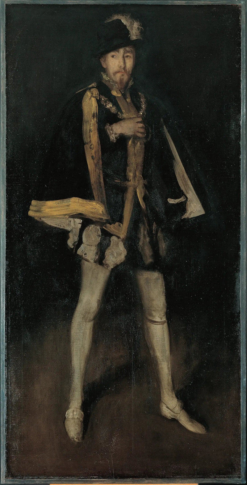 Arrangement in Black, No. 3: Sir Henry Irving as Philip II of Spain - James Abbott McNeill Whistler