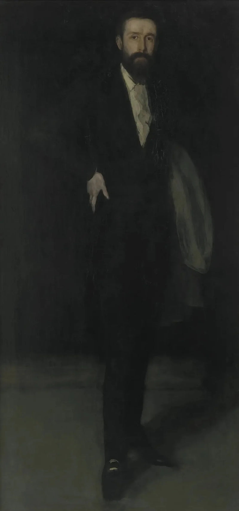 Arrangement in Black: Portrait of F. R. Leyland - James Abbott McNeill Whistler