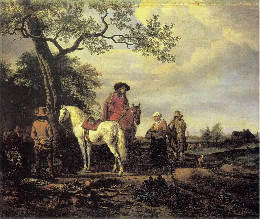 Arrêtez-vous sur le chemin - Adriaen van de Velde