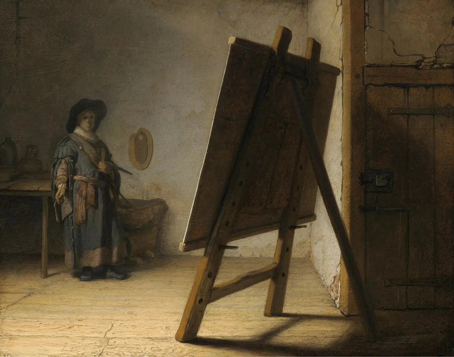 The Artist in His Studio - Rembrandt