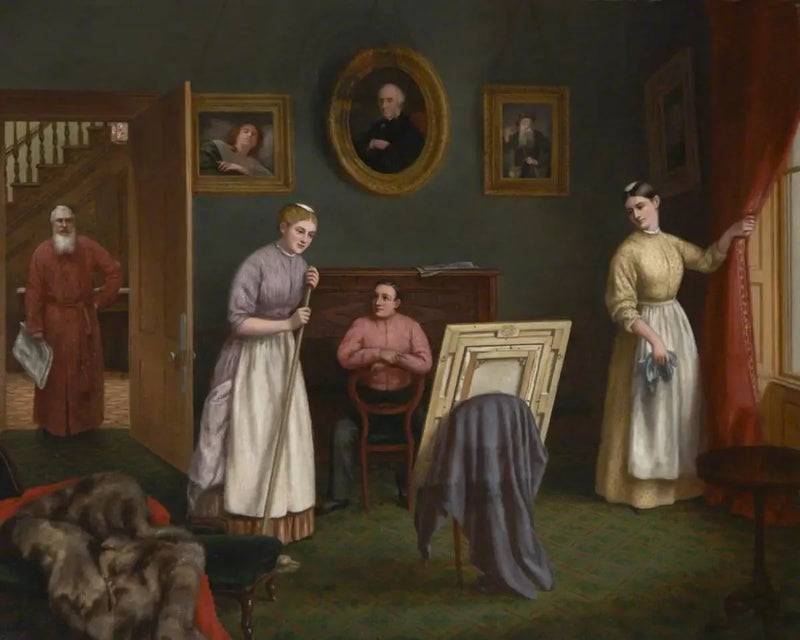 Artist in his studio - Fitz Henry Lane