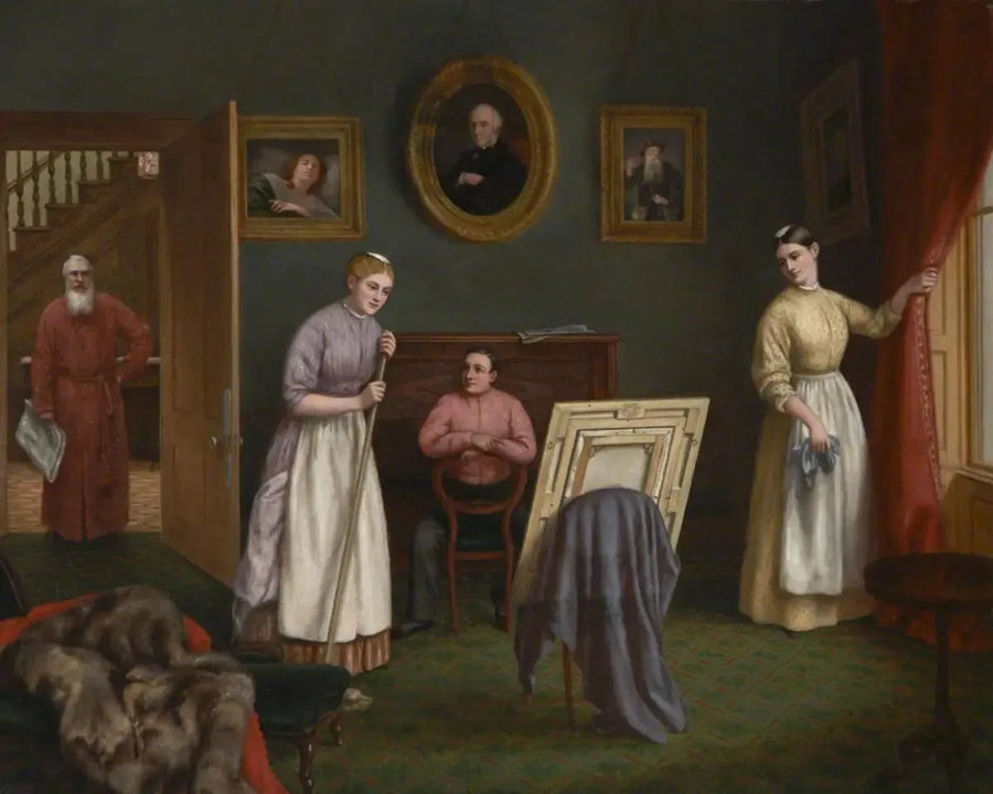 Artist in his studio - Fitz Henry Lane