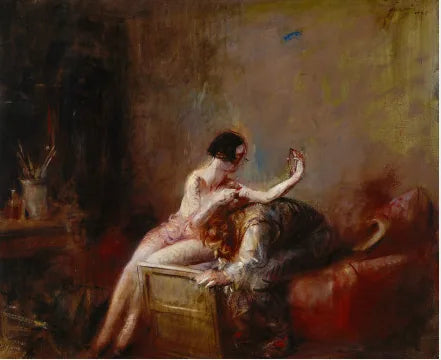 Artist and Model - Jean-Louis Forain