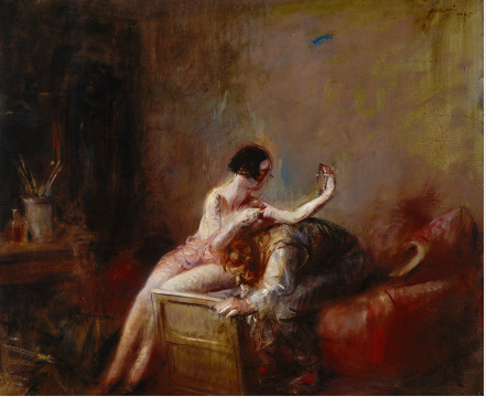 Artist and Model - Jean-Louis Forain