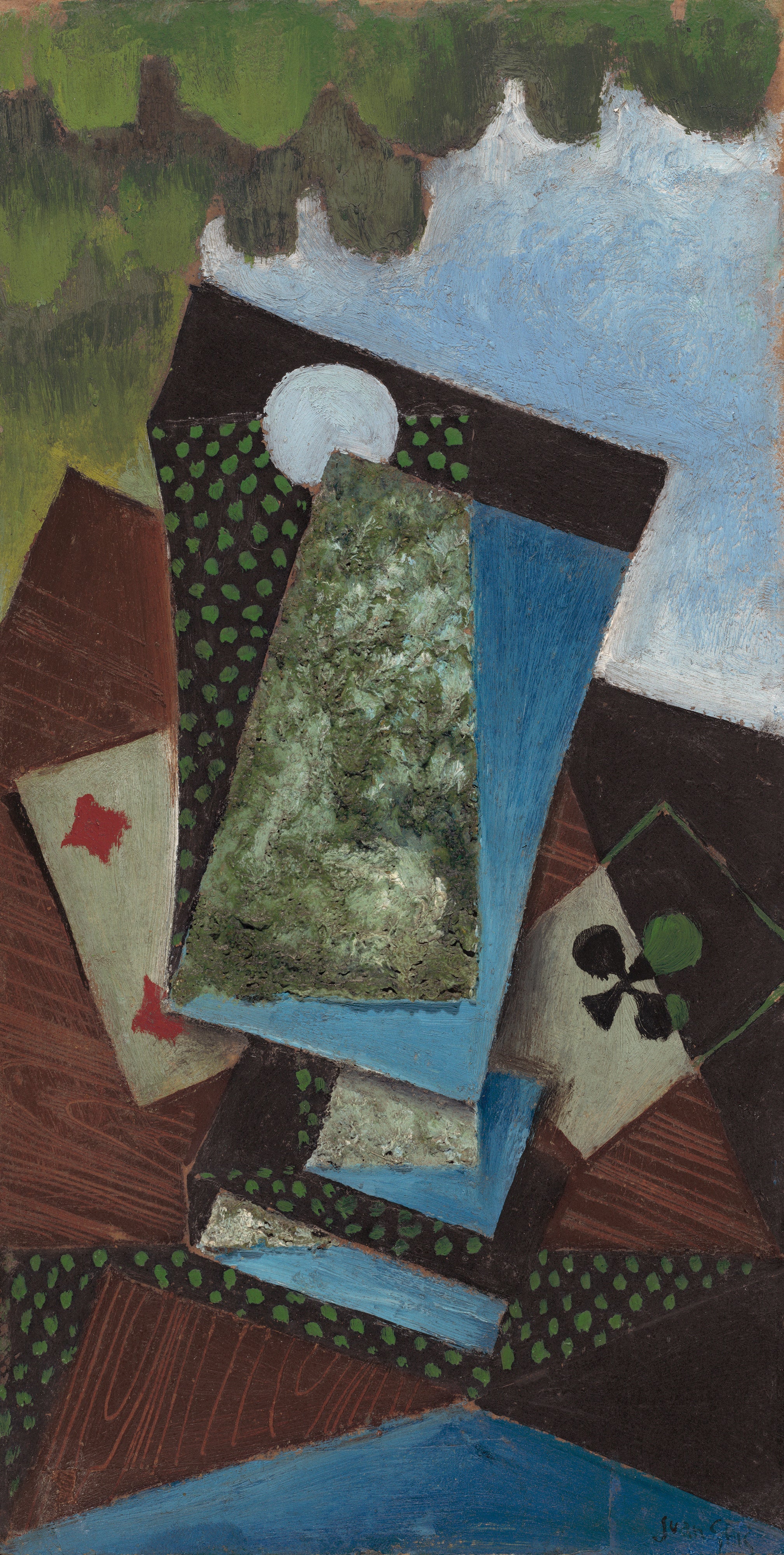 Four of Clubs and Four of Diamonds - Juan Gris