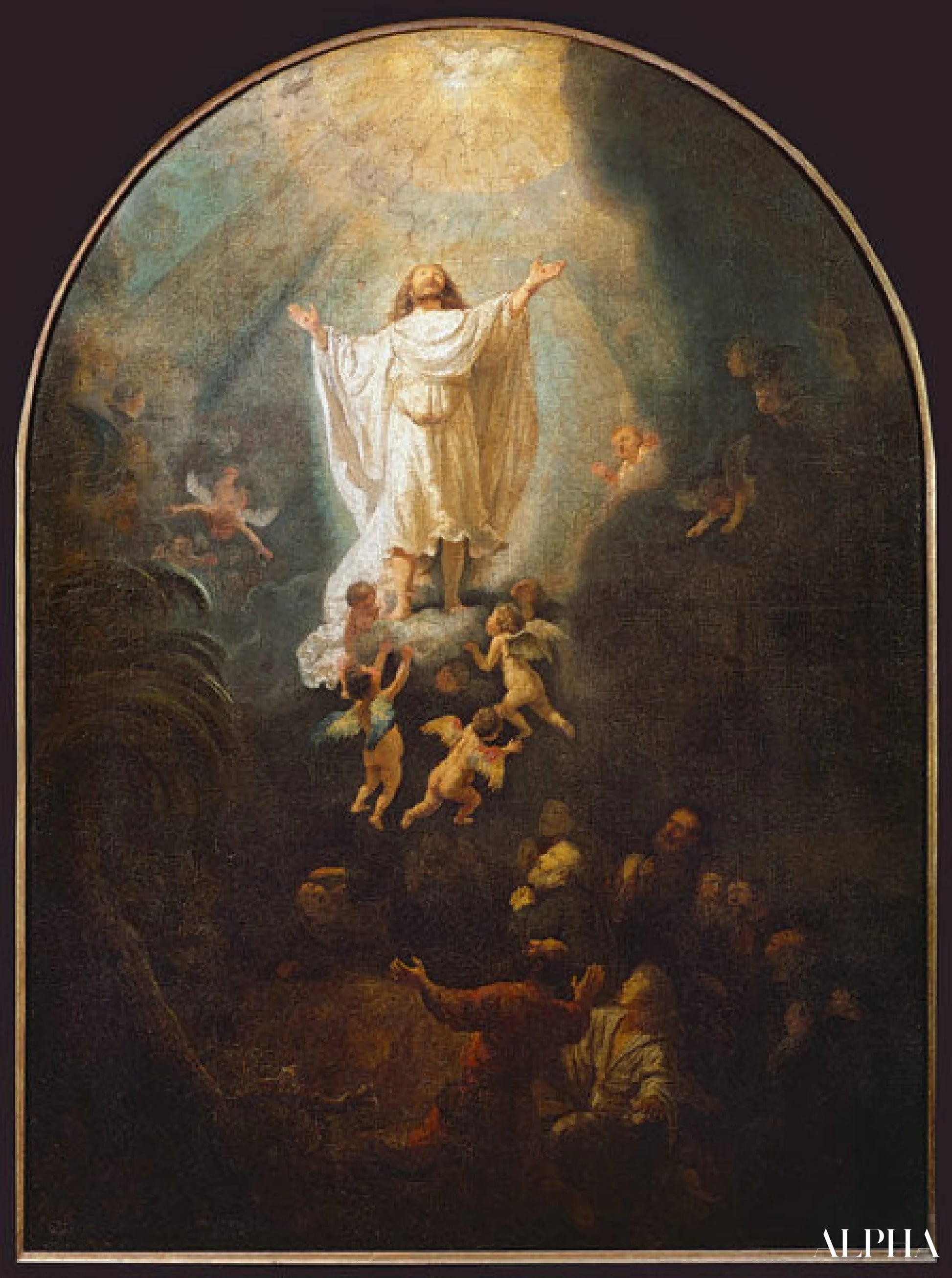 Ascension du Christ 1636 - Rembrandt van Rijn - Reproductions de tableaux et peintures haut de gamme