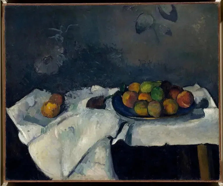 Plate of Peaches - Paul Cézanne