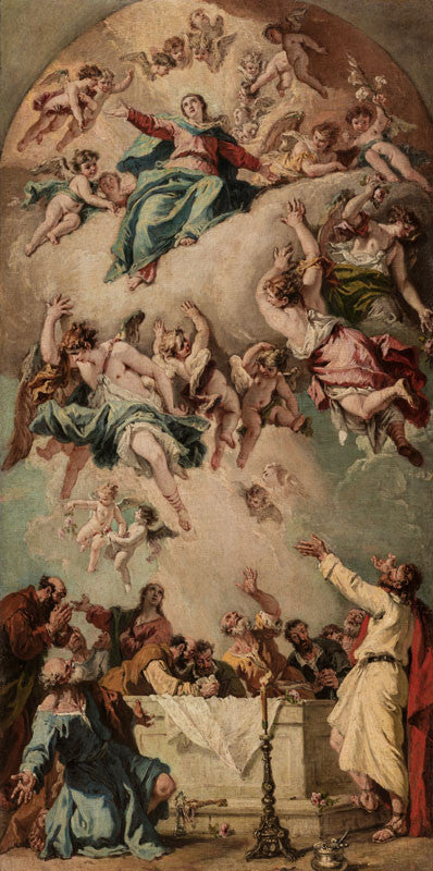 Assumption of the Virgin Mary - Sebastiano Ricci