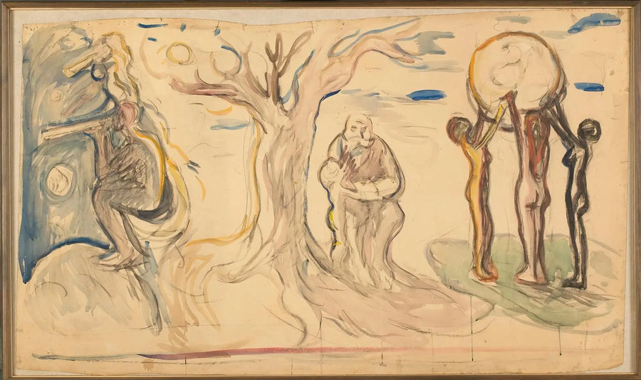 Astronomy, History and Geography - Edvard Munch
