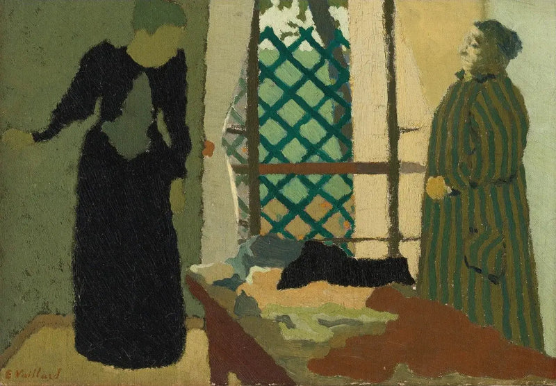 Madame Vuillard's Sewing Workshop - Édouard Vuillard