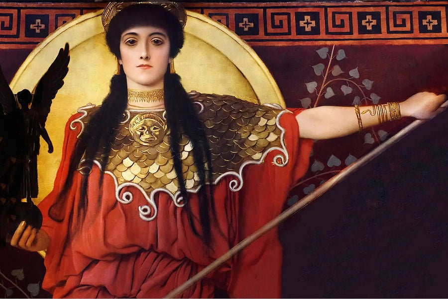 🛡️ Athena (detail of Pallas Athena) – Gustav Klimt (circa 1898)