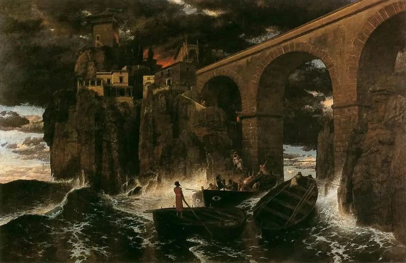 Pirate Attack - Arnold Böcklin
