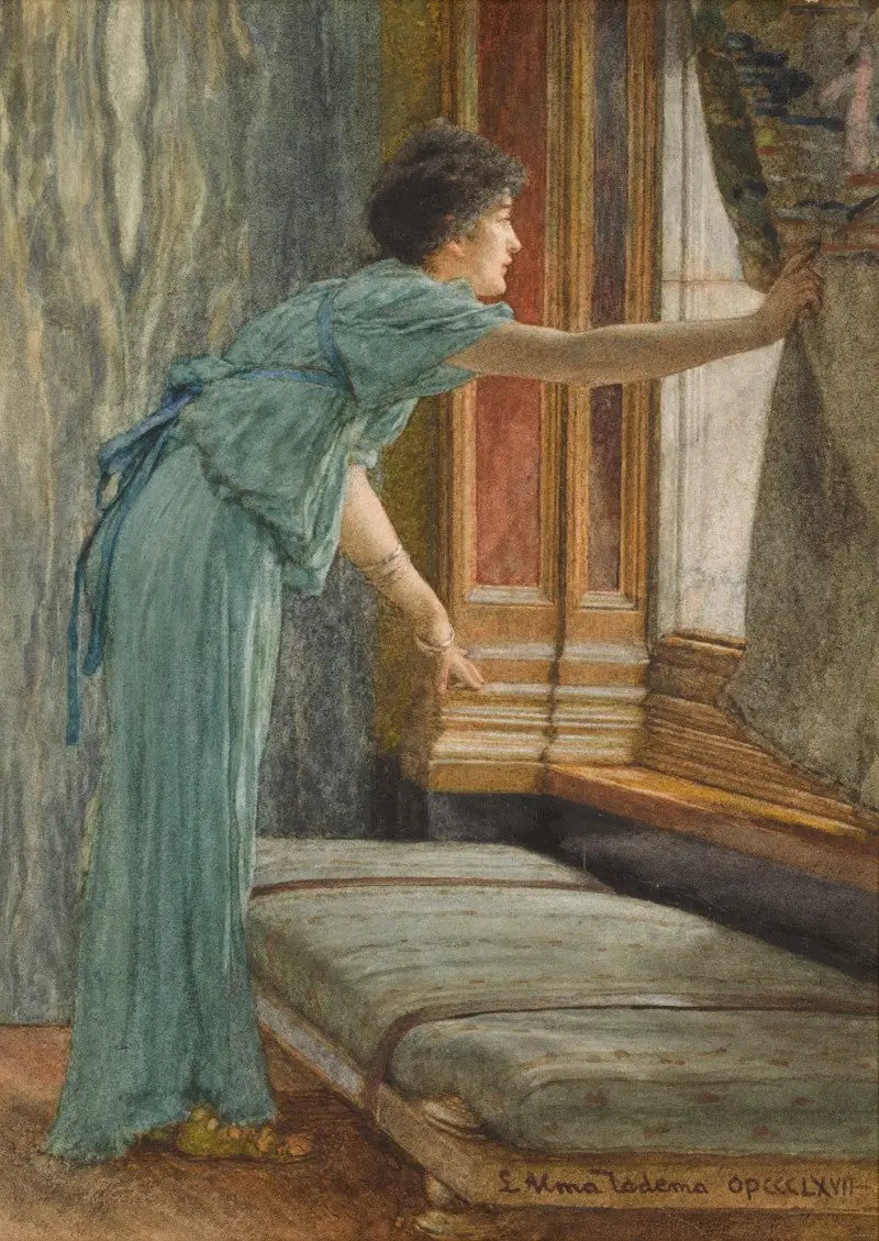 Waiting (Impatient) - Lawrence Alma-Tadema