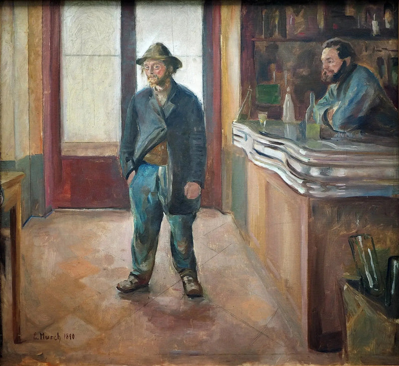At the Bar - Edvard Munch